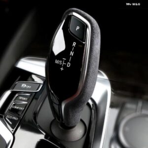 BMW 5 G30 G38 6 G32 7 G11 G12 X3 X4 G01 G02 G08 2018-22 ギアシフト ノブカバー アルカンタラシェル