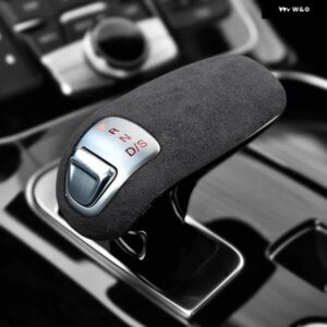 アウディ スエード ギアシフト ノブカバー シェル A8 2014-16 パーソナライズ交換用