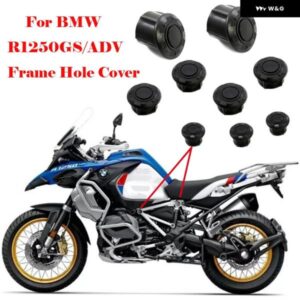 BMW R1250GS LC R1250GS R1200GS アドベンチャー ADV 2022 フレーム穴カバー キャッププラグ 装飾 フレームキャップセット オートバイ