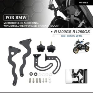 BMW R1200GS アドベンチャー 13-23 フロントガラス サポート ホルダー フロントガラス 強化ブラケットキット R1250GS R 1200GS LC/ADV 2014 - 2022