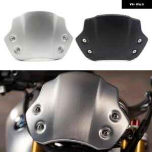 BMW オートバイ フロントガラス R NINET NINET RNINE T 9 T レーサーピュアアーバンスクランブラー 2014-2023 アルミウインドディフレクター フロントガラス