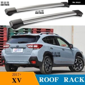 スバル 2個 ルーフバー XV SUV 2012-2022 合金サイドバークロスレール ルーフラックキャリア CUV SUV LED