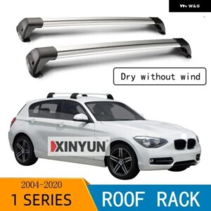 BMW 1シリーズ クーペ 2004-2020 F20 E87 E81 E82 4 ドア SERULTRA 静かなトラックルーフラックバー特殊合金ベルト