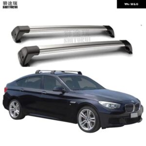 BMW 2個 5シリーズ F10 4 ドア セダン 2010 - 2017 固定ポイント 合金ベルトロック LED シューティング CORSS ラック
