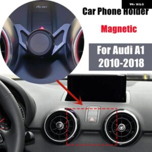 アウディ A1 2010-2018 電話ホルダー エアベント マウント磁気ブラケット回転可能な GPS スタンド サポート モバイルカー