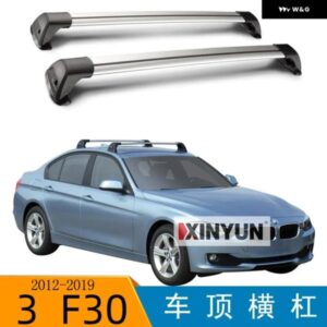 BMW 2個 3シリーズ 4 ドア セダン 2012 - 2018 F30 F80 ルーフラックルーフバー特殊合金ベルトロック LED 撮影