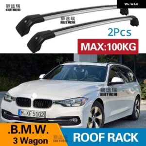 BMW 2個 ルーフバー 3シリーズ ステーションワゴン 2011-2019 F31 合金サイドバー クロスレール ルーフラック キャリアキャリア