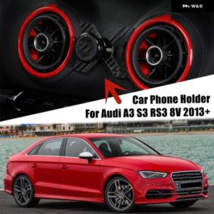 アウディ 携帯電話ホルダー ブラケット A3 S3 RS3 8V エアベント マウント電話スタンド 磁気ホルダー 360 回転可能な GPS