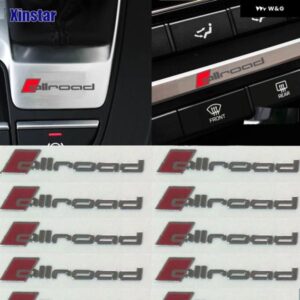 アウディ ステンレス オールロード車 インテリア デカール ステッカー A4 A6 C6