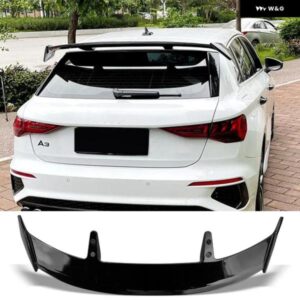 アウディ スポイラー 汎用 カーボン表面 ABS タイプ 汎用 車リア トランク スポイラー A3 ハッチバック A1 スポーツバック Q2 Q3 Q5 Q7