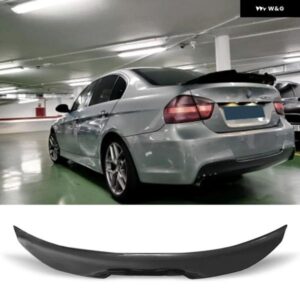 BMW ブラック スポイラー 3シリーズ E90 2005 ～ 2012 年タイプ PSM カーボン塗装 リア トランク ダックテール ウイング