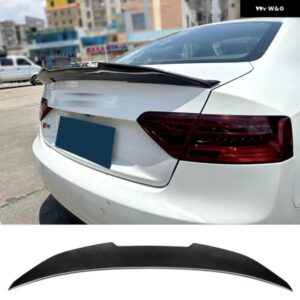 アウディ スポイラー A5 B8 2 ドアカーボン車リアウイング 2009-2016 テールフィン スタイル変える簡単な取り付け