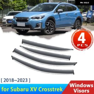 スバル ウィンドウ バイザー XV CROSSTREK GT 2018 2023 2020 2021 ウィンドディフレクター雨 ガード自動日よけ