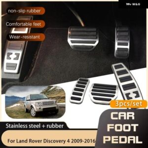 ランドローバー ステンレス フットペダル ディスカバリー 4 LR4 L319 2009 2016 アクセルブレーキレストフットペダル カーパーツ