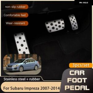 スバル ペダル インプレッサアウトバックスポーツ B3 アネシス 2007-14 アクセルブレーキノンスリップペダル