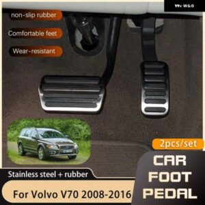 ボルボ AT MT 足 V70 XC70 2008-16 アクセルブレーキなしドリルペダル カバー 部品