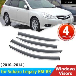 スバル ディフレクター レガシィ ワゴン V BM BR 2010 2014 2011 2012 2013 ウィンドウ バイザーレイン アイブロ