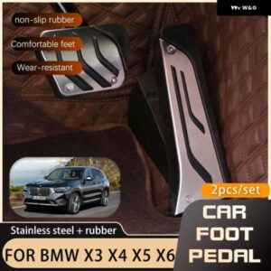 BMW フットペダル X3 X4 X5 X6 E83 F25 G01 F26 G02 E53 E70 F15 F85 G05 G18 E71 F16 G06 アクセルブレーキ 滑り止め ペダル パッド
