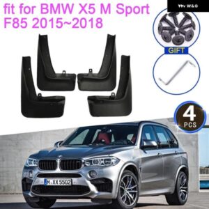 BMW X5 M スポーツ F85 2015-18 マッドフラップ マッドガード フェンダー アンチ スプラッシュガード フロントリアホイール 4個 STYING