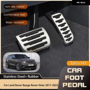 ランドローバー スタイリングフットペダル レンジローバー ヴェラール L560 2017-22 レストフットガスブレーキノンスリップペダル