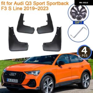 アウディ Q3 スポーツスポーツバック F3 S ライン 2019-23 マッドガード リア スプラッシュガード SUV フェンダー フラップカースタイリング