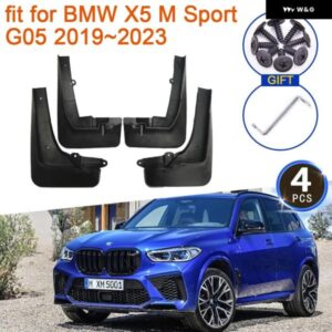 BMW 4X X5 M スポーツ G05 2019-23 マッドガード フレア マッドフラップ ガードスプラッシュフロントリアホイールフェンダー カー