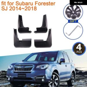 スバル 4X フォレスター SJ 2014-18 マッドフラップ マッドガード スプラッシュガード フェンダー フレアフロントリアホイールカー