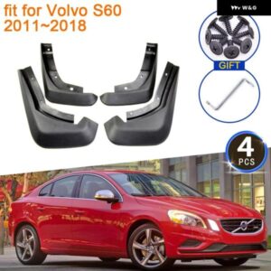 ボルボ S60 2011-18 マッドフラップ マッドガード アンチスプラッシュフェンダー ドフロントリアホイール