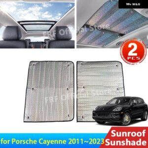 ポルシェ 部品 カイエン 958 92A 2011 2023 2022 2020 2019 2015 サンルーフサンシェードルーフ日焼け止め断熱 フ