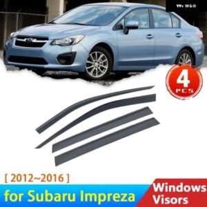 スバル ディフレクター インプレッサ セダン GP 2012 2013-16 車 WINDOWA バイザーレイン アイブロウ ガード自動プロテク
