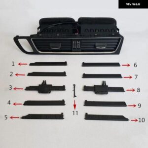 アウディ Q5 2009-17 フロントエアコン A/C アウトレット空調ベント