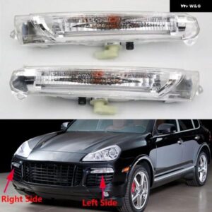 ポルシェ 車左側右フロントバンパー ウィンカーライト カイエン 2008 2009 2010 OEM 95563118502 95563118602