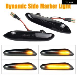BMW E60 E61 E90 E91 E92 E93 E81 E82 E83 E84 E88 E46 X1 X3 LED ダイナミック サイド マーカー ウィンカーライト シーケンシャル ウインカー
