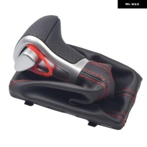 アウディ ギアシフト ノブ A6 C6 A4 B8 A5 Q5 2009-14 スティックレバーシフター ノブブーツカバー