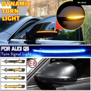 アウディ Q5 SQ5 8R Q7 4L ダイナミック ウインカー LED ウィンカーサイドミラー ライト インジケータ ー 2010-13 2016