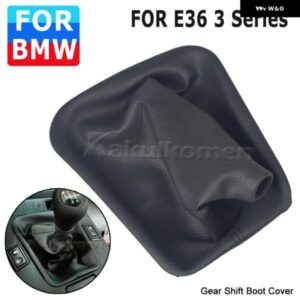 BMW マニュアル シフトギアスティックカバー ブーツブラックレザー ブーツフレーム E30 E36 E39 E46 E81 E82 E87 E88 E90 E91 E92 E93