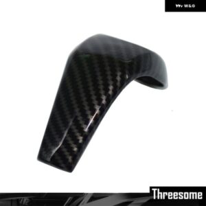 BMW カーボンルック プラスチック ギアシフト ノブハンドルカバー トリム F46 2015-2018 X1 F48 2016-2018 1個