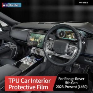 ランドローバー 自己修復トップ TPU ビニールセンターギア インテリア ペイントフィルム レンジローバー L460 2023 2024