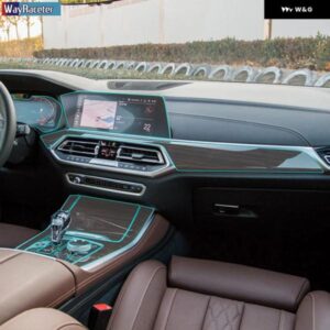 BMW 車内中央コンソール ギア ダッシュボード ナビゲーション画面フィルム X5 G05 2019-21 M50I M コンペティション