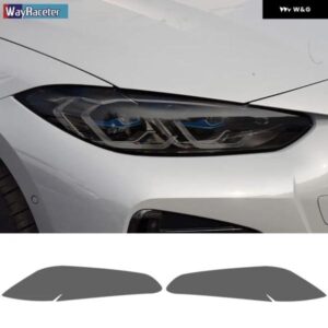 BMW 2個 M パフォーマンス ヘッドライト フィルムクリアスモークブラック TPU ステッカー 4シリーズ G22 G23 G26 2021 2022