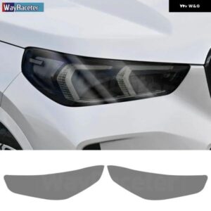 BMW 2個 ヘッドライト フィルムクリアスモークブラック TPU ステッカー X1 U11 U12 IX1 2022 2023 2024