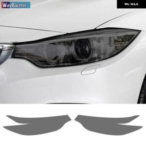 BMW 2個 ヘッドライト フィルムフロントライトクリアスモークブラック TPU ステッカー F32 F33 F36 4シリーズ M パフォーマンス
