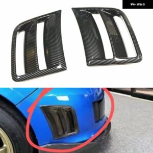 スバル フロントバンパー サイドエアベント カバー インプレッサ WRX ST/WRX 2009-2014 カーボンルック/ フェンダー インテ