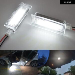 BMW 2個 LED カーテシードア足元 インテリア トランク キャリアライト プ E90 E91 E92 E93 E60 E70 E82 E87 X1 X3 X5 X6 F10 ミニ