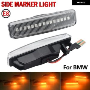 BMW 2個 サイド マーカー 流れる ダイナミック ウインカー LED ウィンカーライト 5シリーズ E39 1995-2003 M5