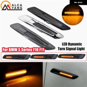 BMW 2X LED シーケンシャル フェンダー インジケータ ーサイド マーカー ウインカー ウィンカーライト 5シリーズ F10 F11 528I 528IX 535I 2011 12 2013