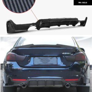 BMW 4シリーズ F32 F33 F36 435I M TECH SPORT 2014-2020 リアバンパー ディフューザーリップカーボンルックブーツスプリッター スポイラー キット