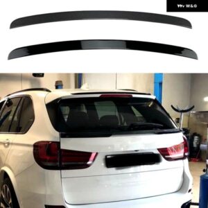 BMW X5 F15 M スポーツ 2014-18 /カーボンルック リア トランク ルーフ スポイラー ウイング アッパー スプリッター リップ
