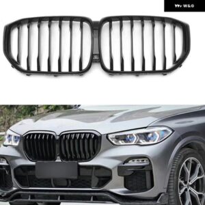 BMW フロント キドニーグリル レーシング グリル X5 G05 2019-2022 30D 40I 50I M50D X5M F95 シングルスラット車アッパーバンパー フードメッシュグリッド