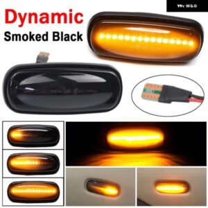 ランドローバー ダイナミック 流れる LED サイド マーカーライト ディスカバリー 2 1999-2004 ディフェンダーフリーランダー 1 2002-2005 XGB000030